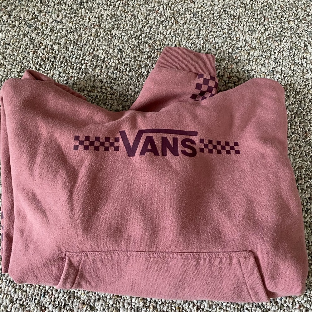 vans cropped hoodie